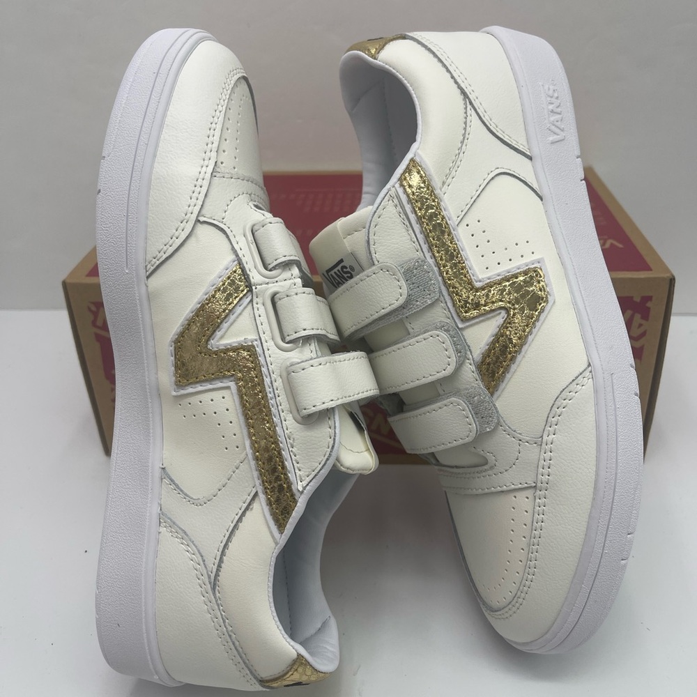 Vans WMNS Lowland Cc Velcro (Metallic V) Marshmallow/Gold Sneakers 
VN0A5DY89QT - Picture 8 of 16